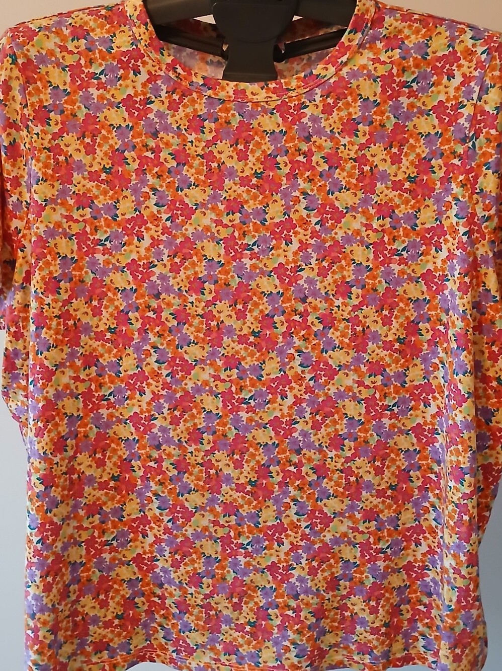 Old Navy XXL Tall Ladies Multicolour Floral T- Shirt